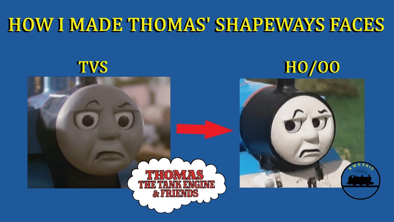 (OUTDATED) How i made the Shapeways Thomas Faces || Kris' Models
