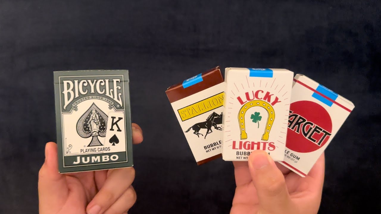 Bubble Gum Cigarettes ~ Gum Chewing 'n' Solitaire ~ ASMR Solitaire #673
