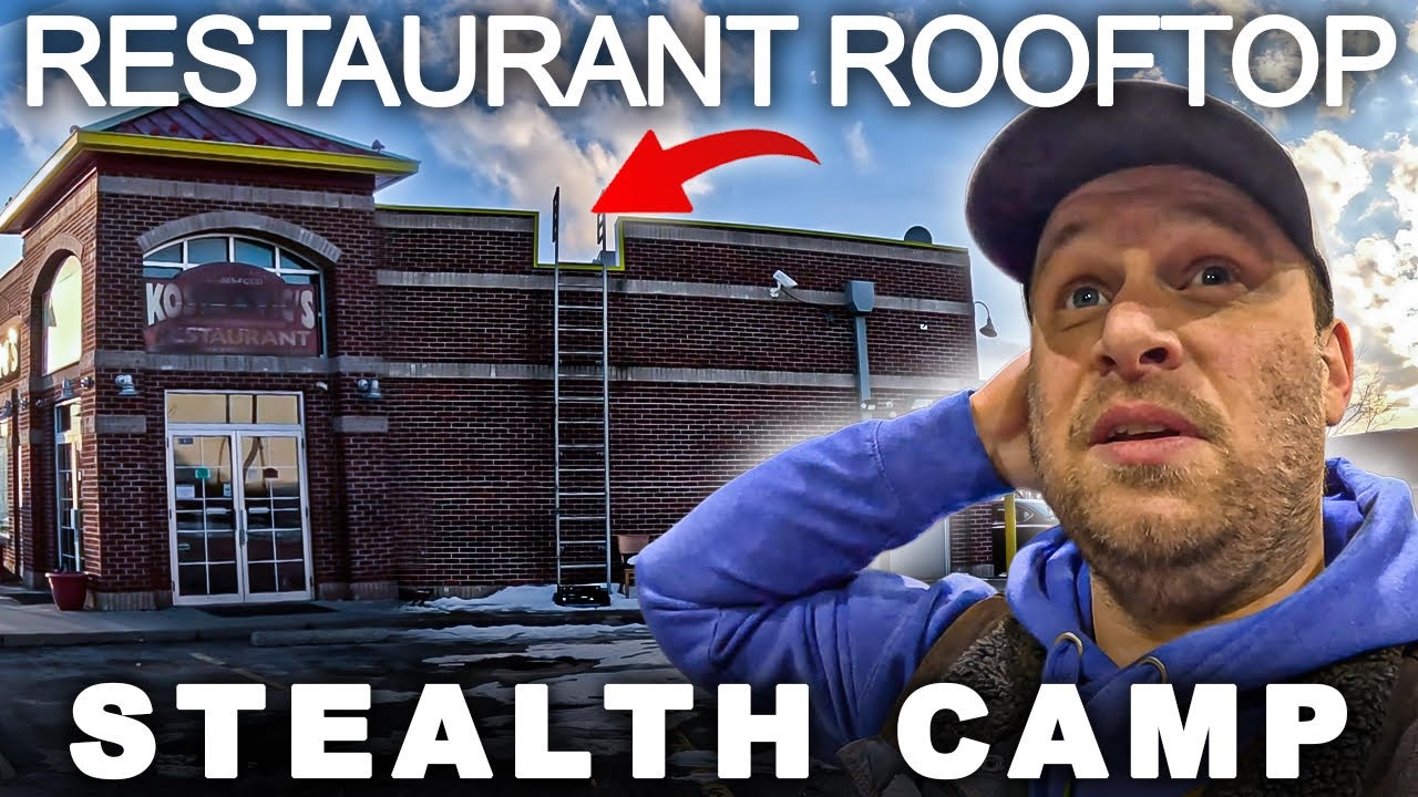 I Camped ON TOP Of A Restaurant