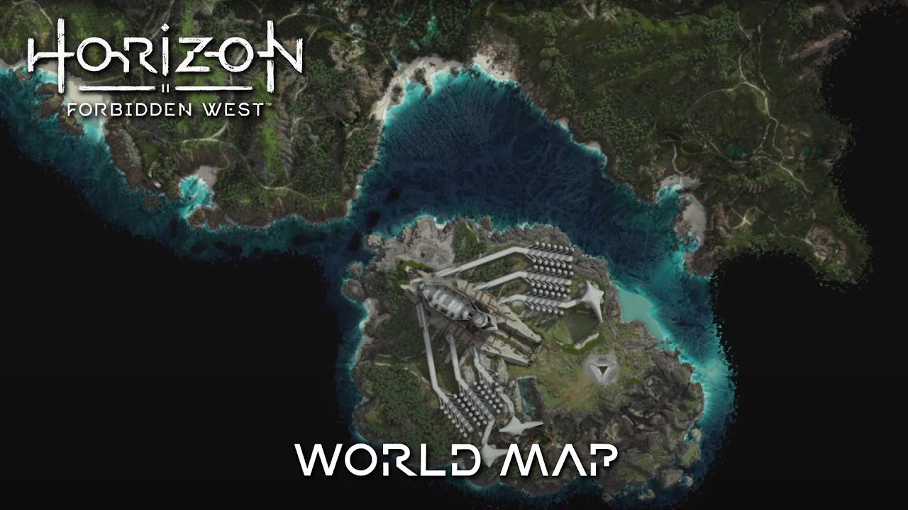 Horizon Forbidden West World Map PS5 Coouge Gameplay