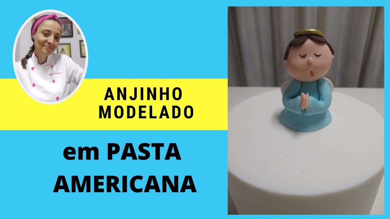 Modelagem de anjinho em pasta americana