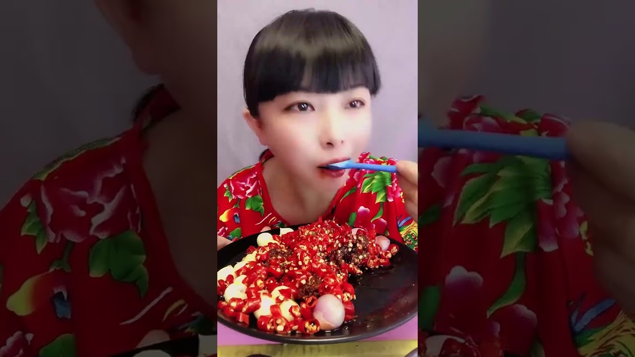 mukbang asmr : Extreme Pepper Crunch ASMR 🌶