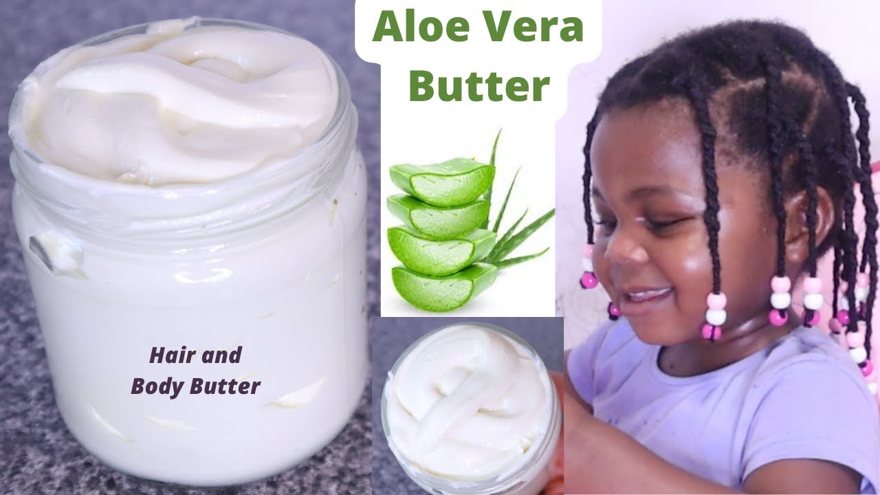 Aloe vera Butter for Soft moisturized thick hair and Glowing skin