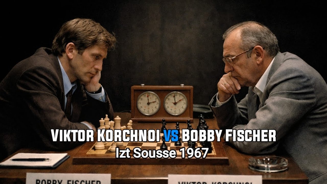 VIKTOR KORCHNOI vs BOBBY FISCHER.  Izt Sousse (Tunisia) 1967