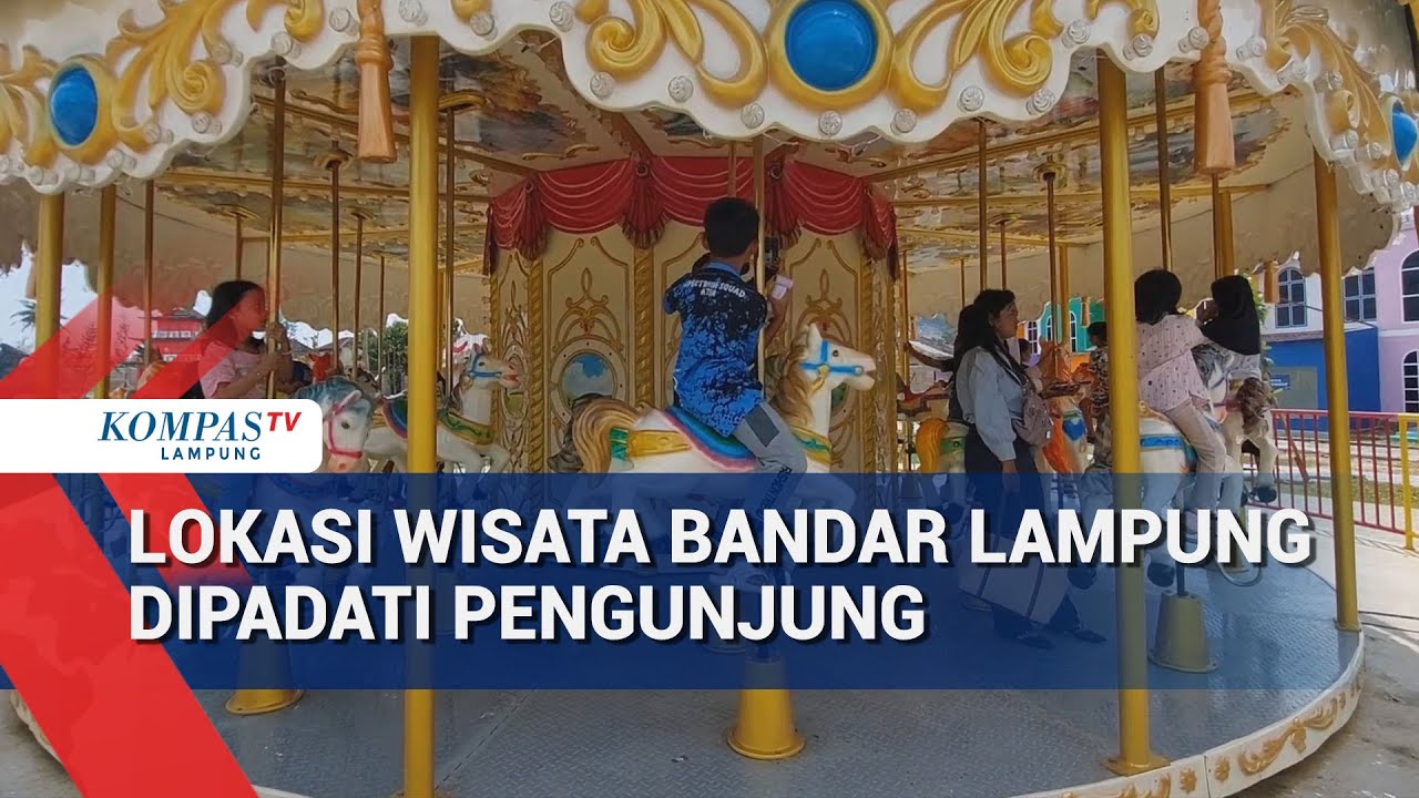 Lokasi Wisata Bandar Lampung Dipadati Pengunjung