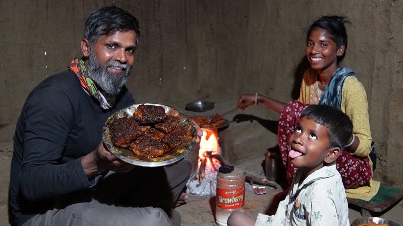 या रजनीच्या हाताचे चवदार  तळलेले मासा खायला, रजनीचा पहिला युट्युब व्हिडिओ अपलोड झालाय