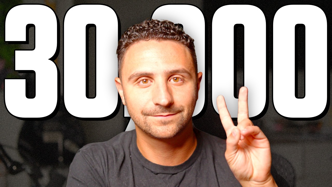 Я делаю видео на YouTube с 2008 года. Спасибо за 30 000.