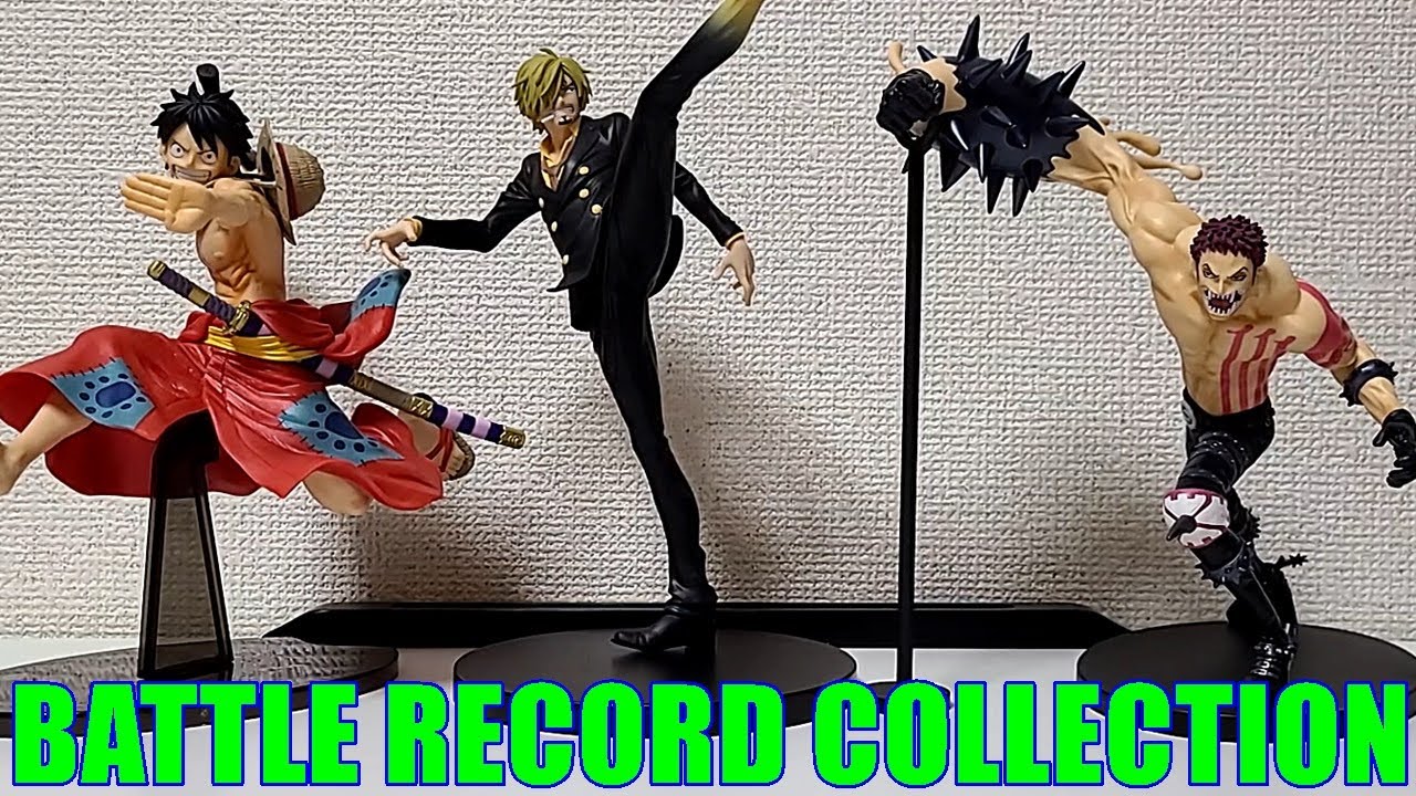 One Piece Luffy Sanji Katakuri Figure Battle Record Collection BANDAI BANPRESTO Unboxing