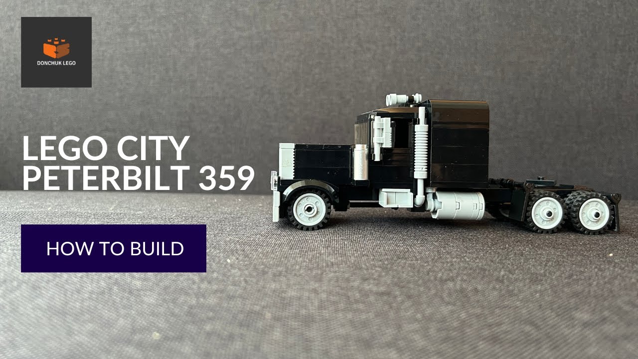 Будуємо Lego City Peterbilt 359 - Lego City Peterbilt 359 How To Build