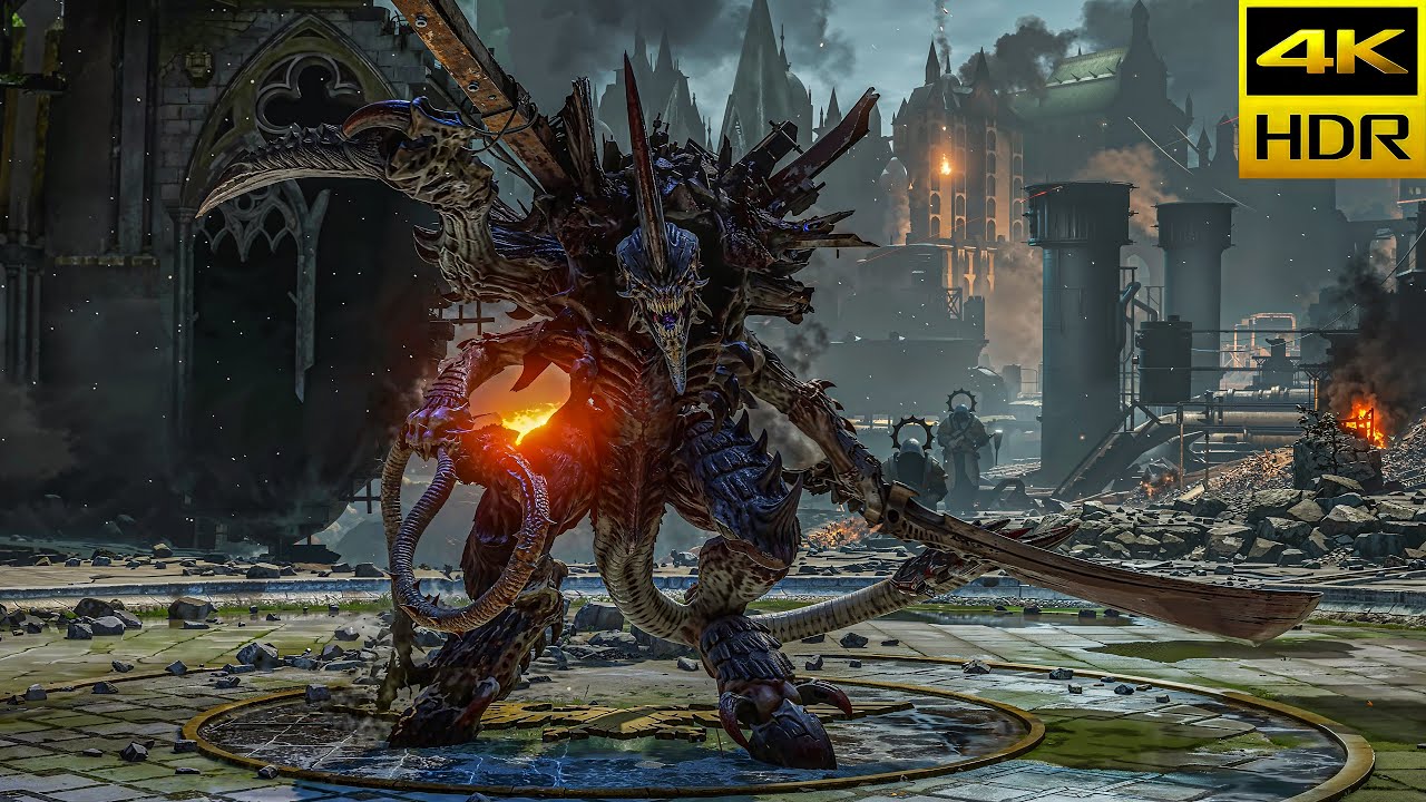 The Hive Tyrant Boss Fight｜Warhammer 40K Space Marine 2｜4K