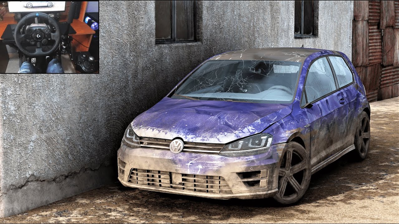 Rebuilding Volkswagen Golf R - Forza Horizon 5 ( Steering Wheel + Shifter ) Gameplay