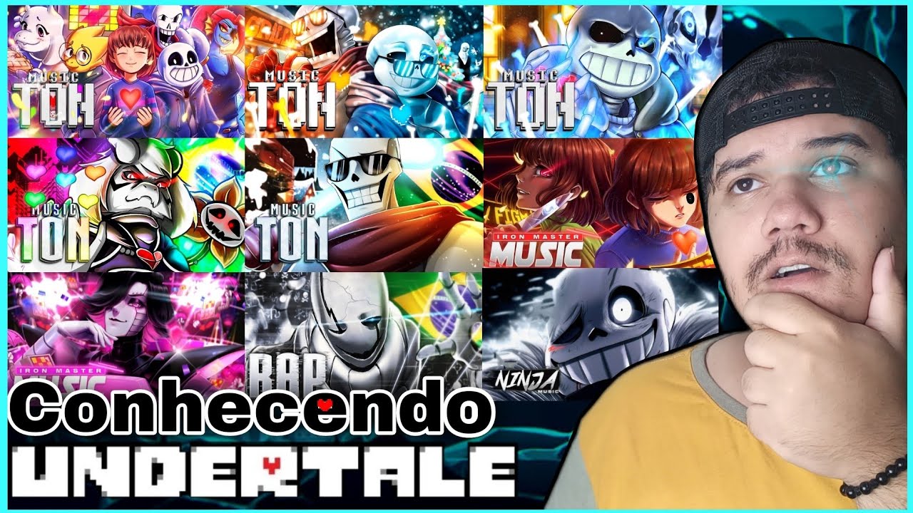 CONHECENDO UNDERTALE ! (9 EM 1) REACT Papyrus da Batata , Iron Master & Ninja Raps | ESPECIAL 7K
