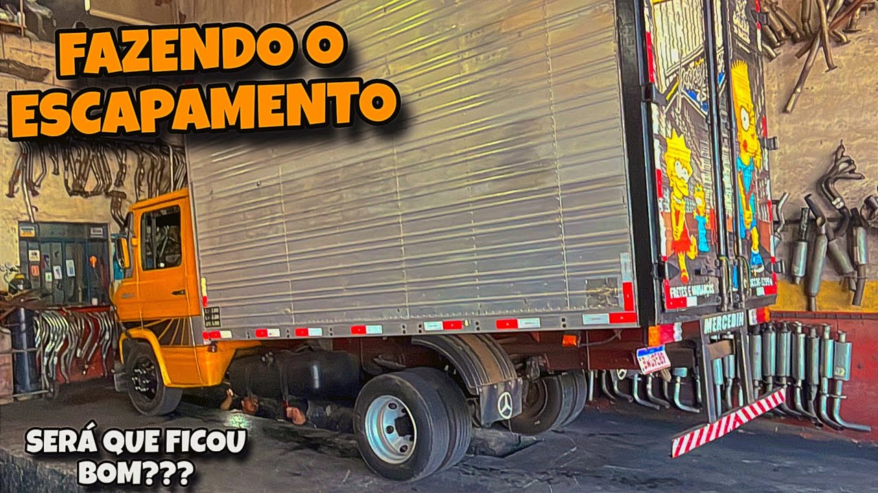 FIZ O ESCAPAMENTO DO 608 SERÁ QUE FICOU BOM???