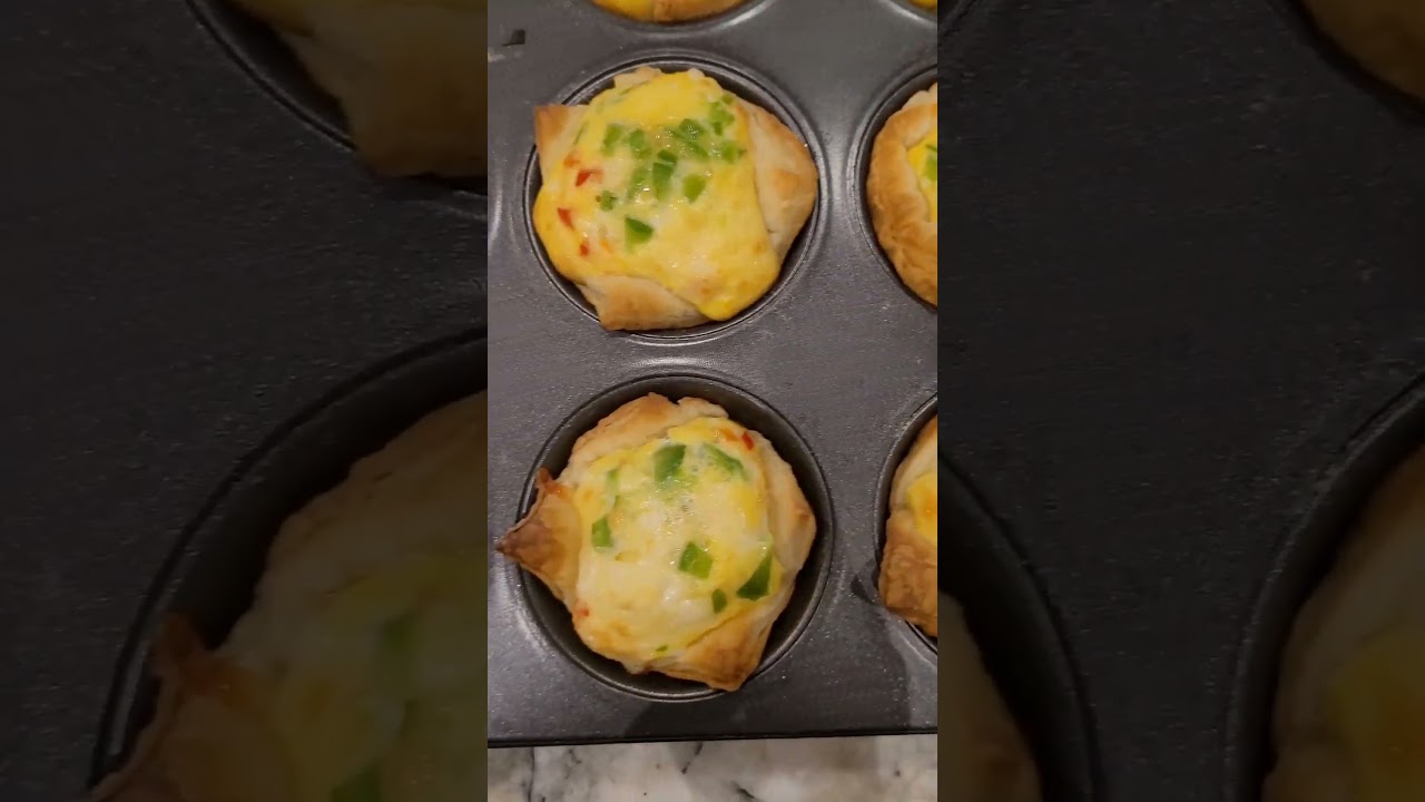 ❤️Quick & Delicious Puff Pastry Egg Cups 