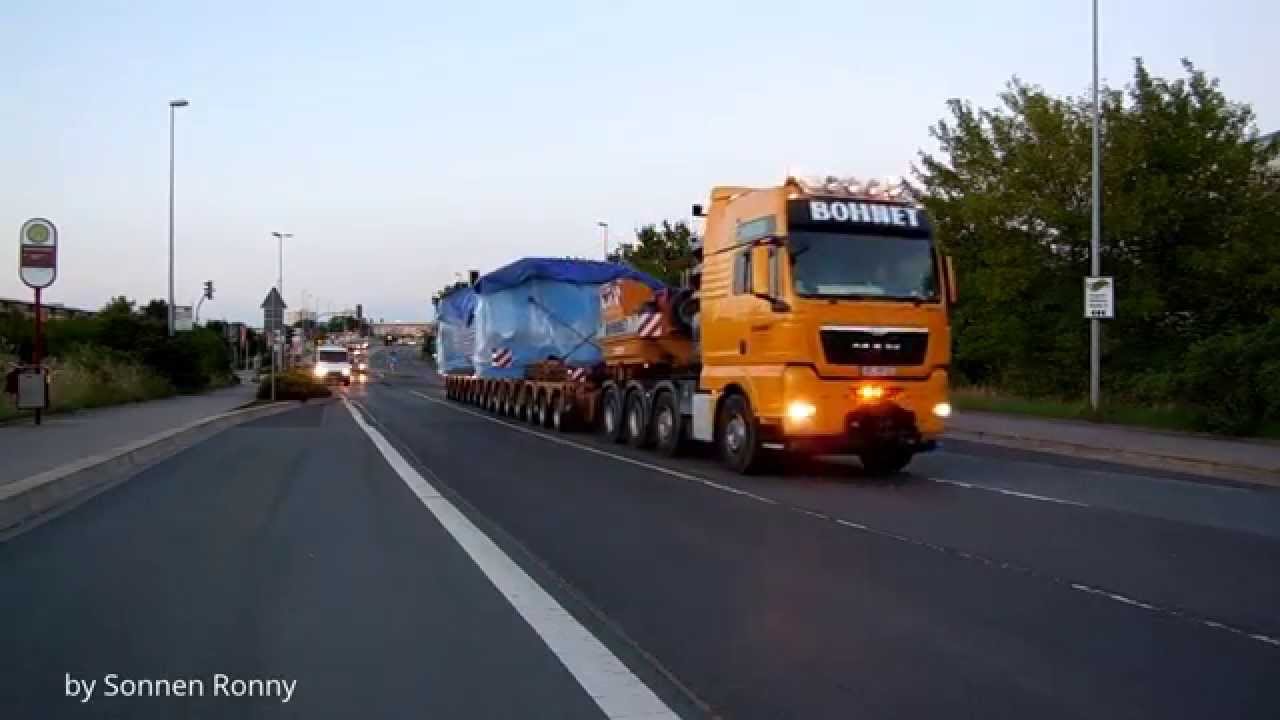 280t Schwertransport - Immer wieder mit den Bohnet`s