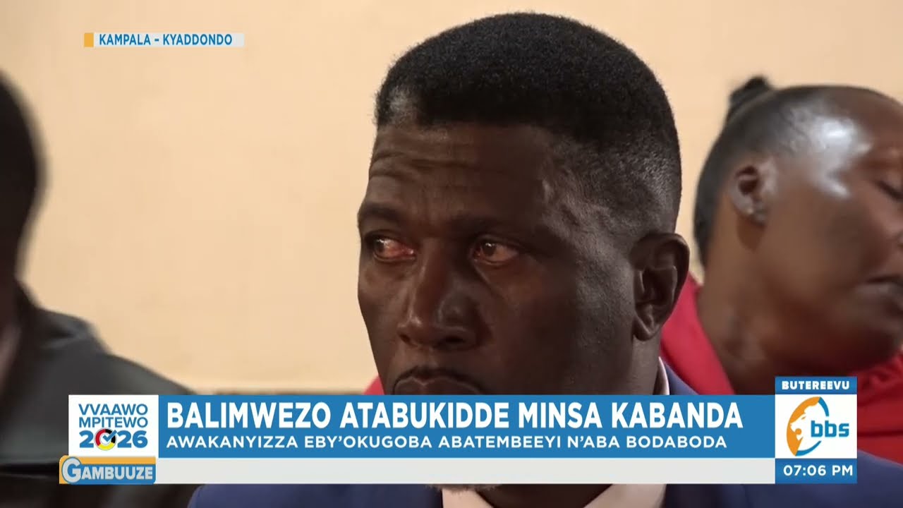 Balimwezo Atabukidde Minisita wa Kampala, Awakanyizza Eby’okugoba Abatembeeyi n’aba Booda mu Kibuga