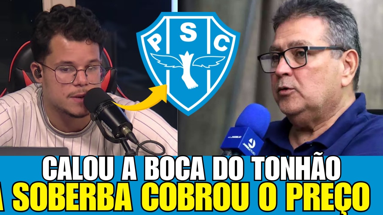 TONHÃO FALOU ANTES DA FINAL… O PAYSANDU RESPONDEU COM O TÍTULO