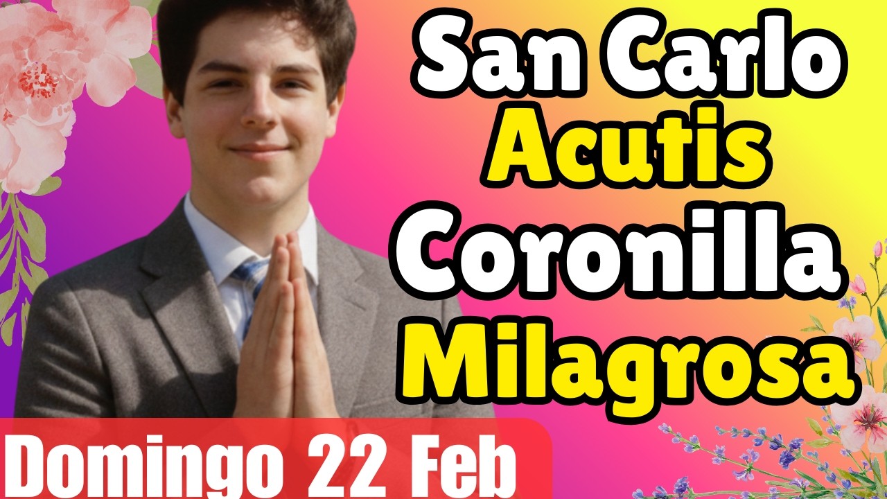 ¿Y si esta es la señal que pediste? – Coronilla a San Carlo Acutis