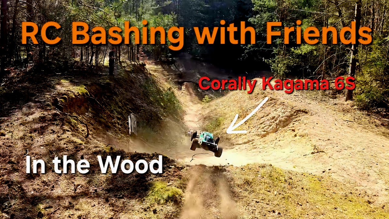 RC Chaos Bashing Day with Friends - Arrma, Corally, Losi, HoBao - in the Woods! 🤪