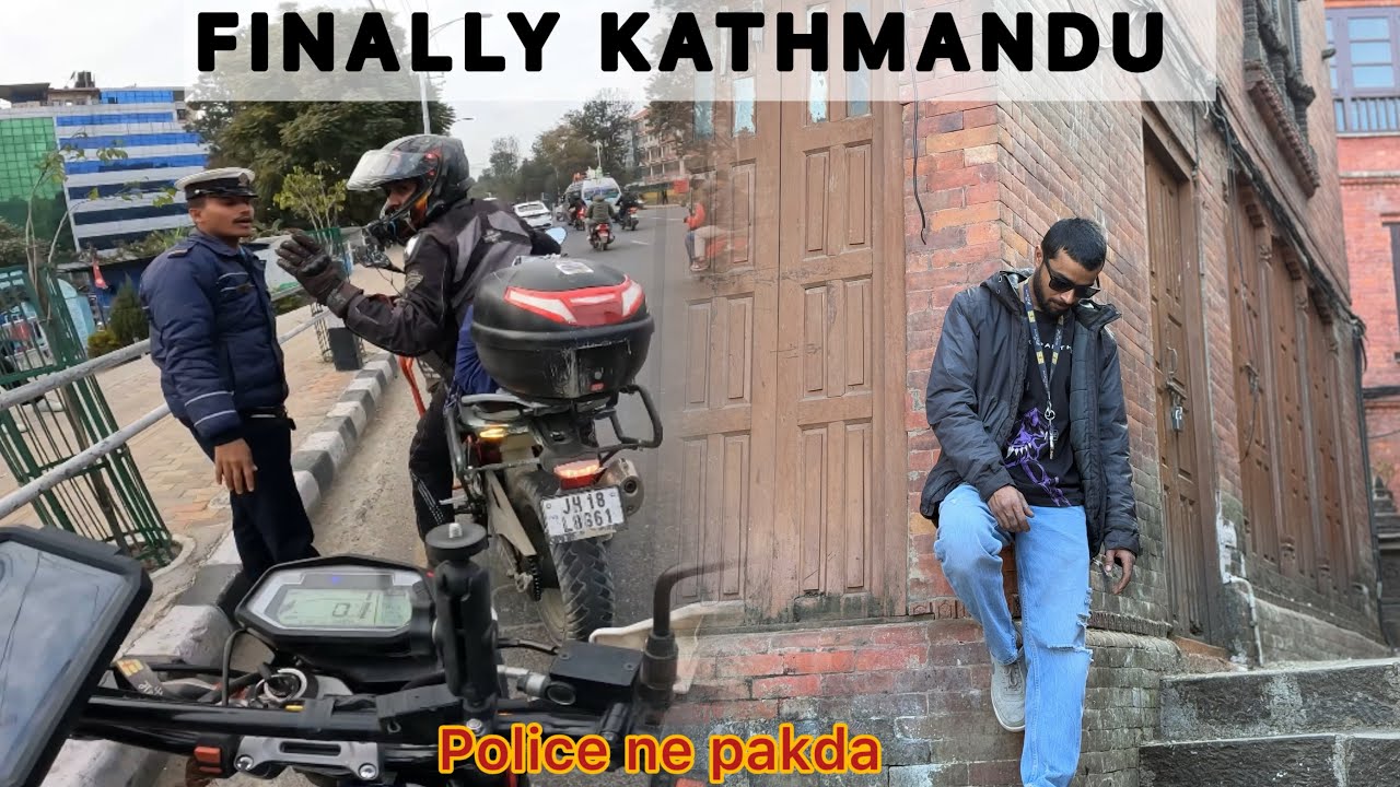 Caught by police in kathmandu | india to nepal bike ride 2024 | janakpur to Kathmandu from Ranchi