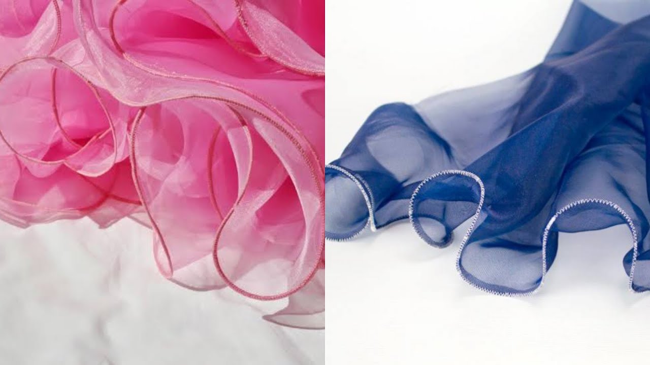 How to make a Curly Hem Using Fishing Line on your Industrial Weaving Machine ( Serger)