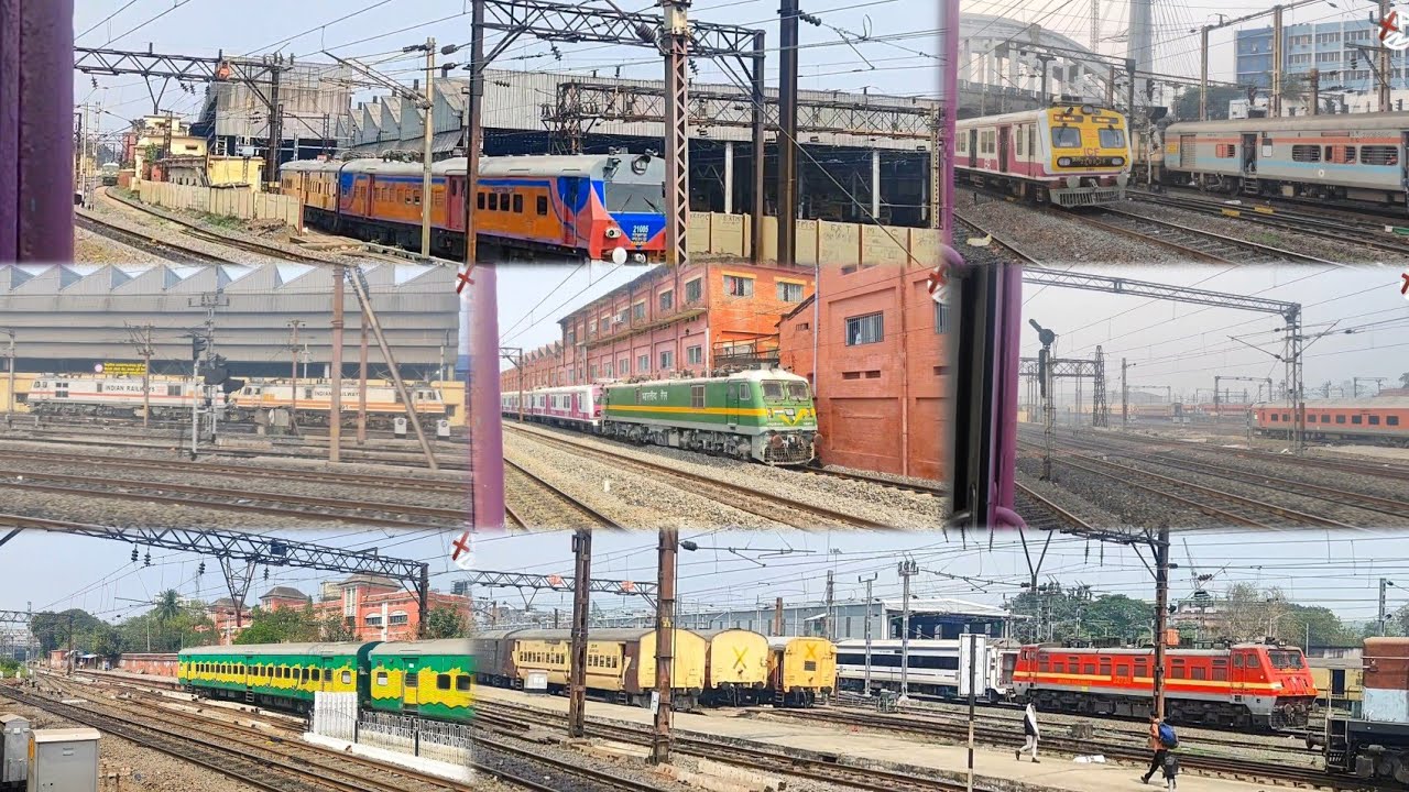 Entering & Departing Howrah Jn