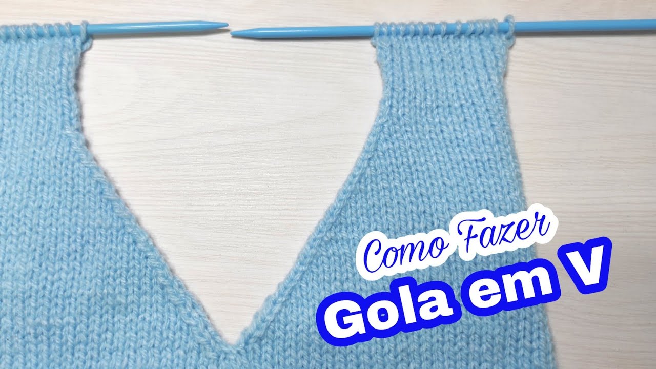Como Fazer Gola em V | Ana Alves