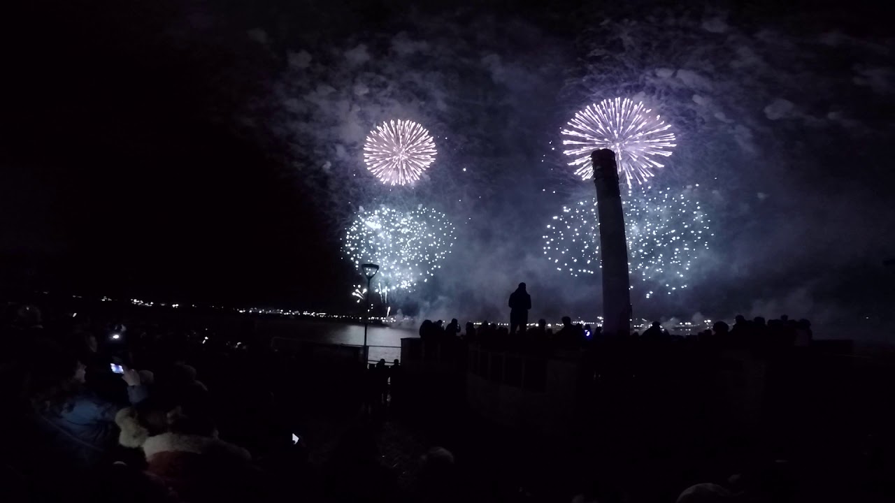 FIREWORKS DISPLAY LIVERPOOL PIER HEAD 2019