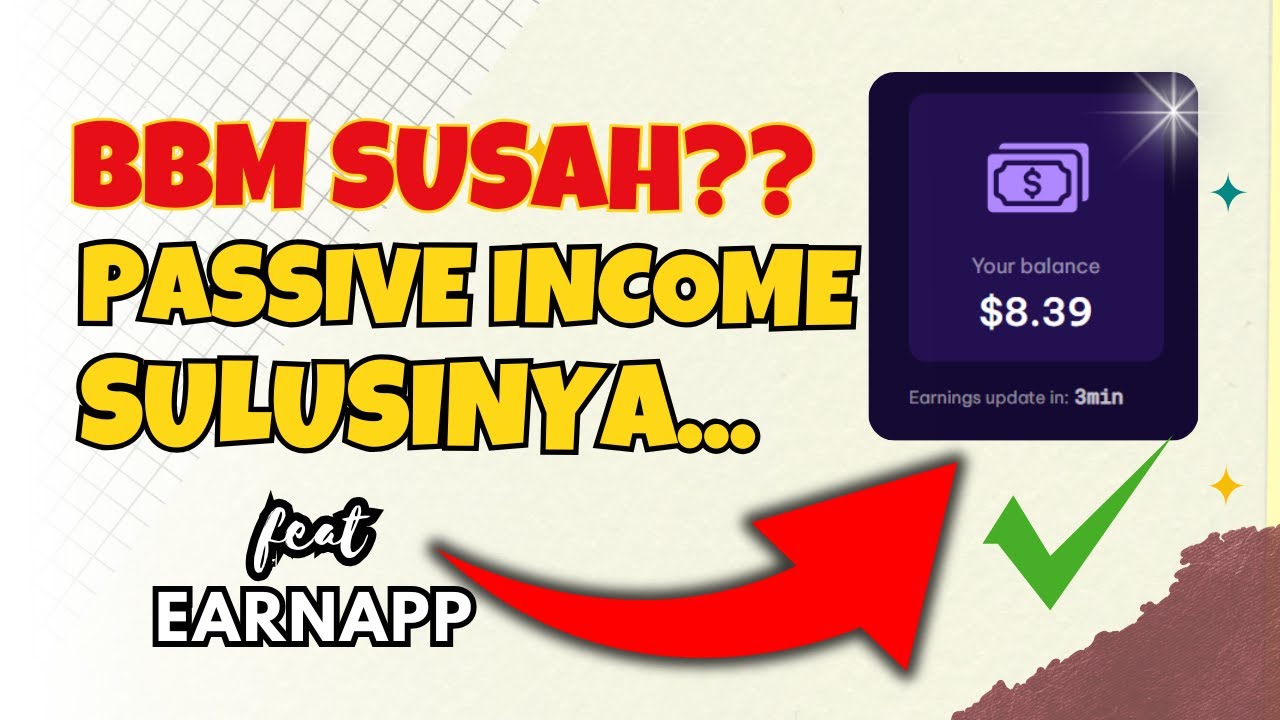 💻 Cara Dapat Uang dari Mini PC di Rumah Pakai EarnApp (Bukti Pembayaran!) - BBM Langka?? SOLUSINYA