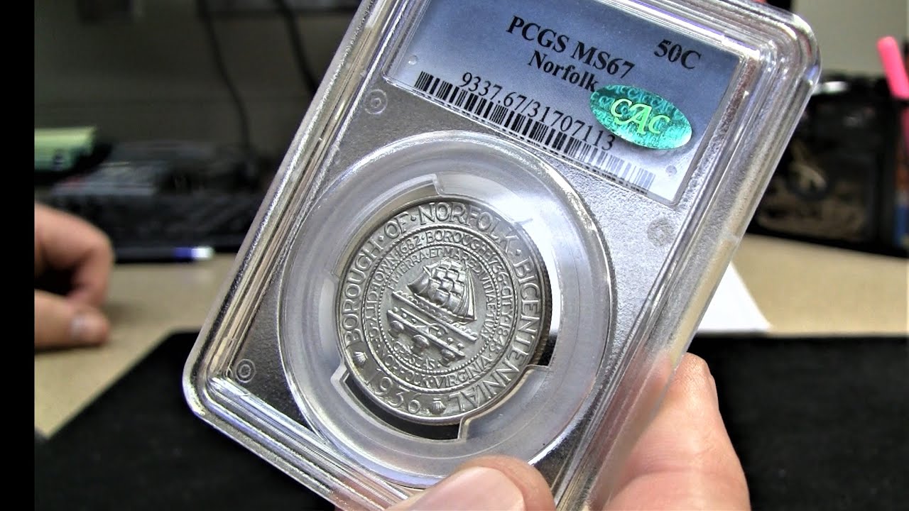 1936 Norfolk Commemorative - MS67 CAC - PCGS