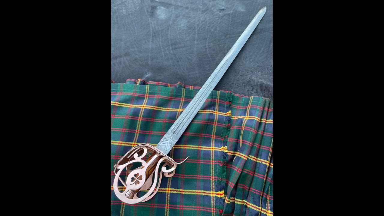 Making a Scottish Basket Hilt Sword Part 2
