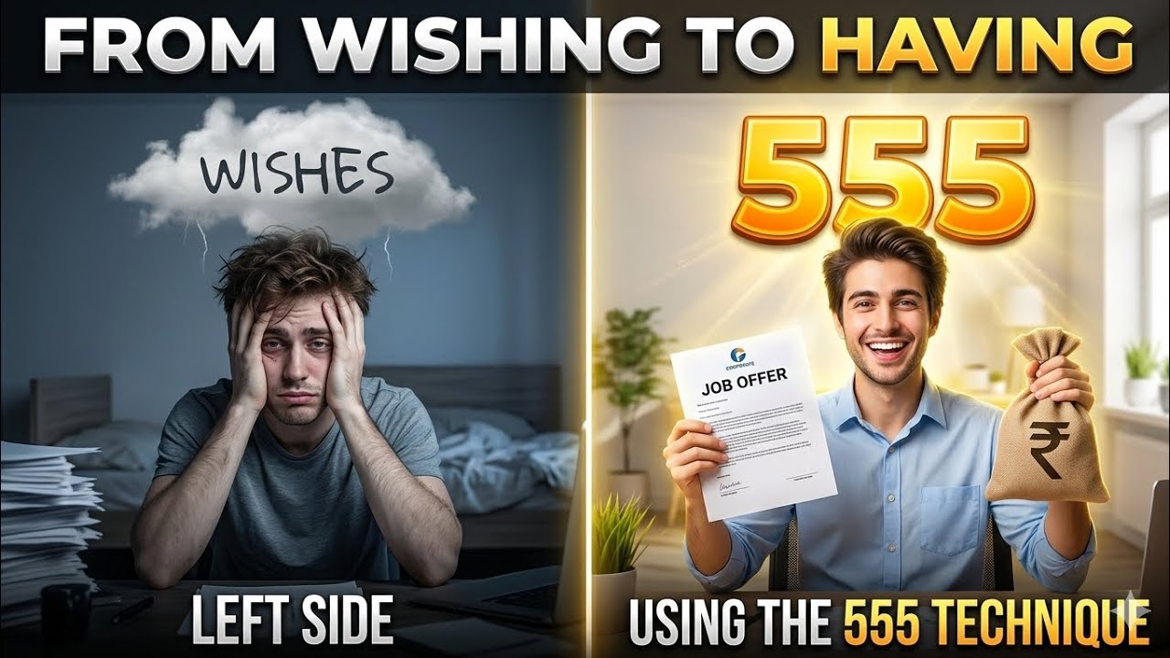 5 Din Mein Sapne Sach? 😱 | 555 Method ki Real Kahani 5 Din mein Manifest kaise karein? Step-by-Step