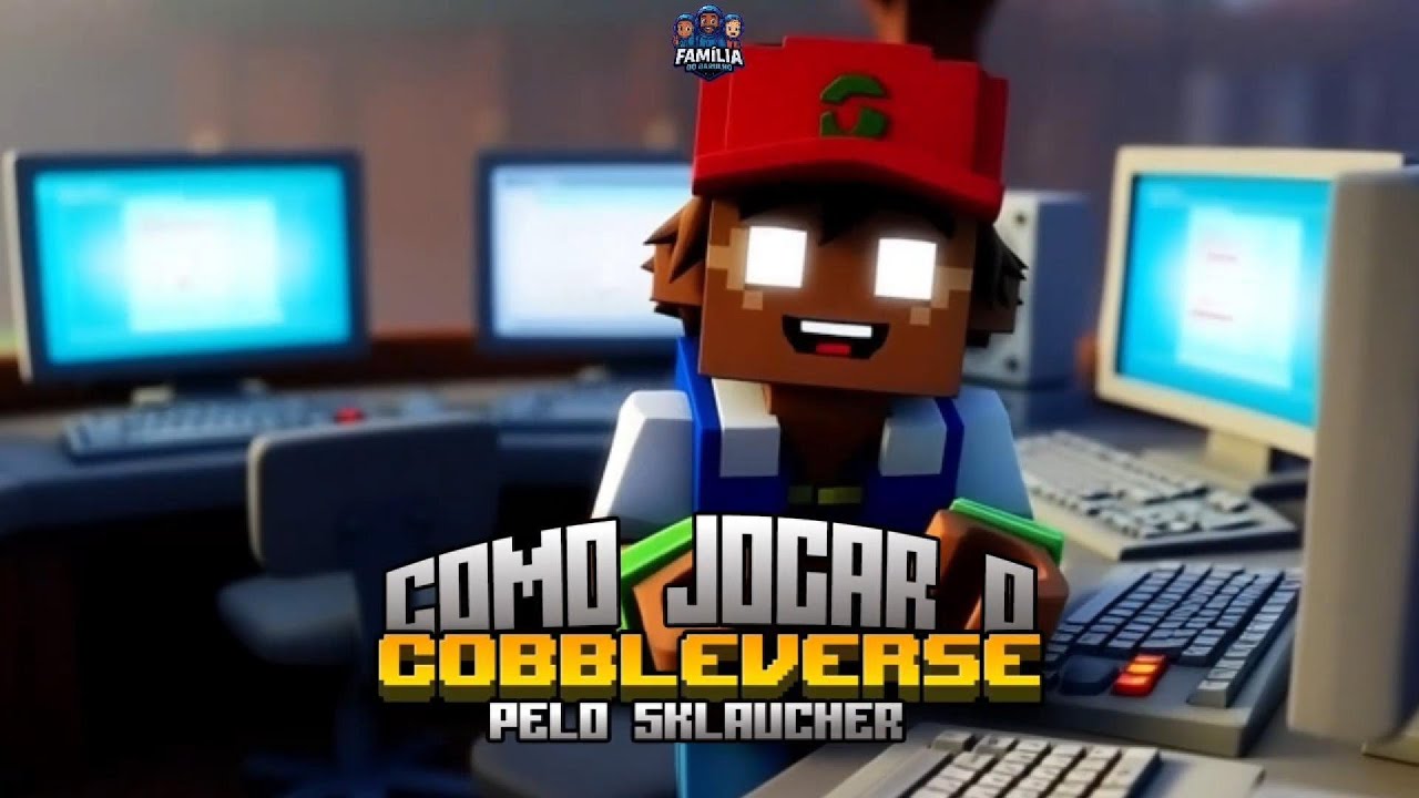 COMO JOGAR MINECRAFT COBBLEVERSE NO SKLAUCHER... DE GRAÇA!!!