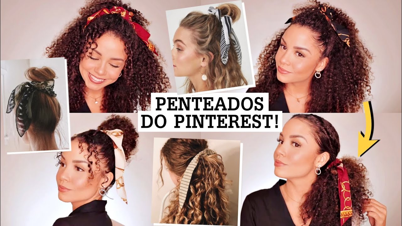 PENTEADOS COM LENÇO P/ CABELOS CACHEADOS E CRESPOS ✨