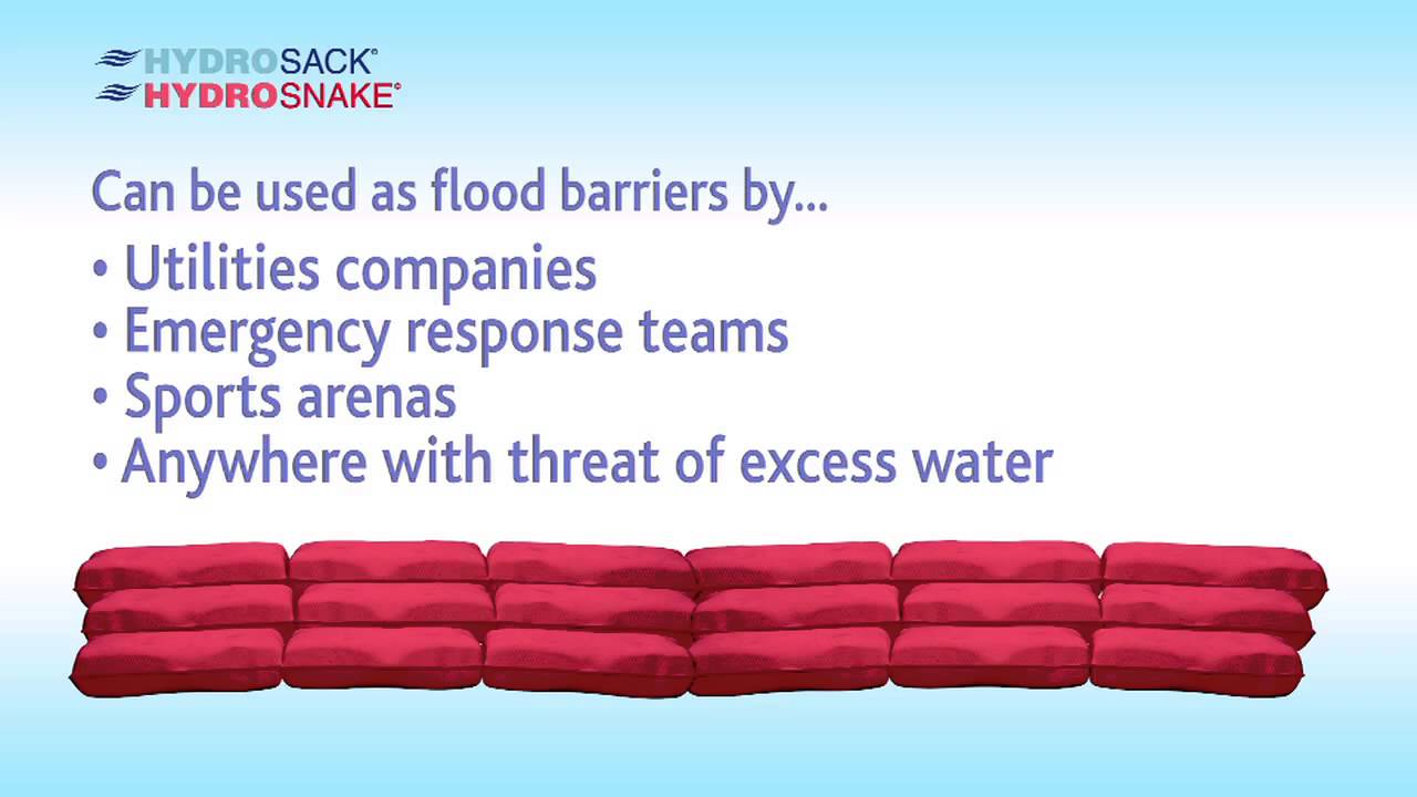 SACCHI AUTOESPANDENTI HYDROSACK E HYDROSNAKE