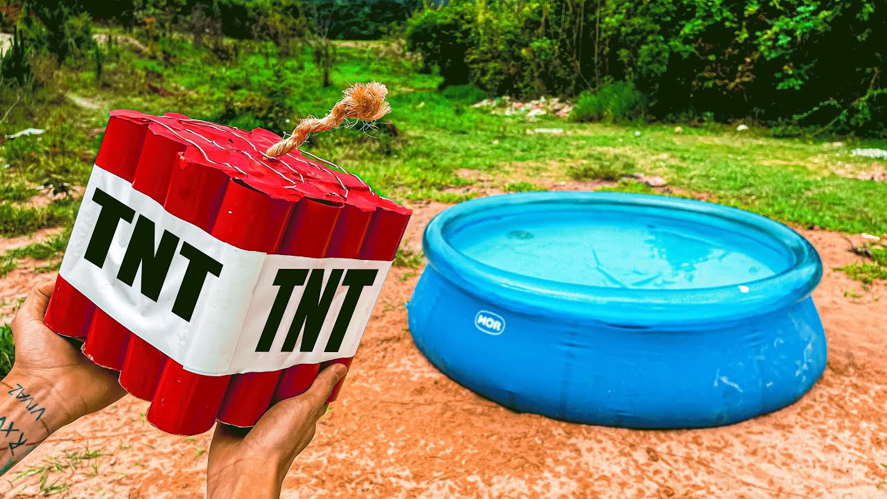 COLOQUEI UMA TNT EM UMA PISCINA DE 2500 LITROS