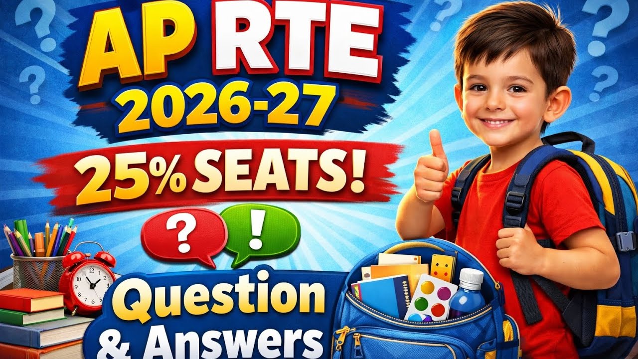 Free Seats in Private Schools RTE 2026 | Question & Answers For RTE 2026-2027