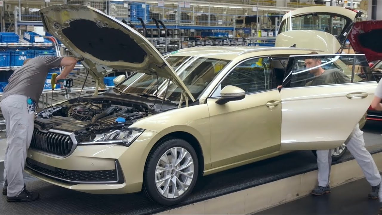 New SKODA SUPERB 2024 - PRODUCTION plant in BRATISLAVA (this is how it is being made)