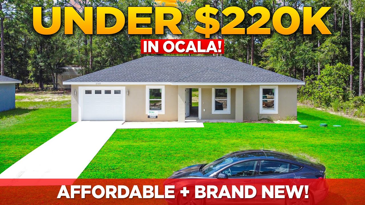 Affordable Florida Living! 🌴 Tour This $214K New Build in Ocala