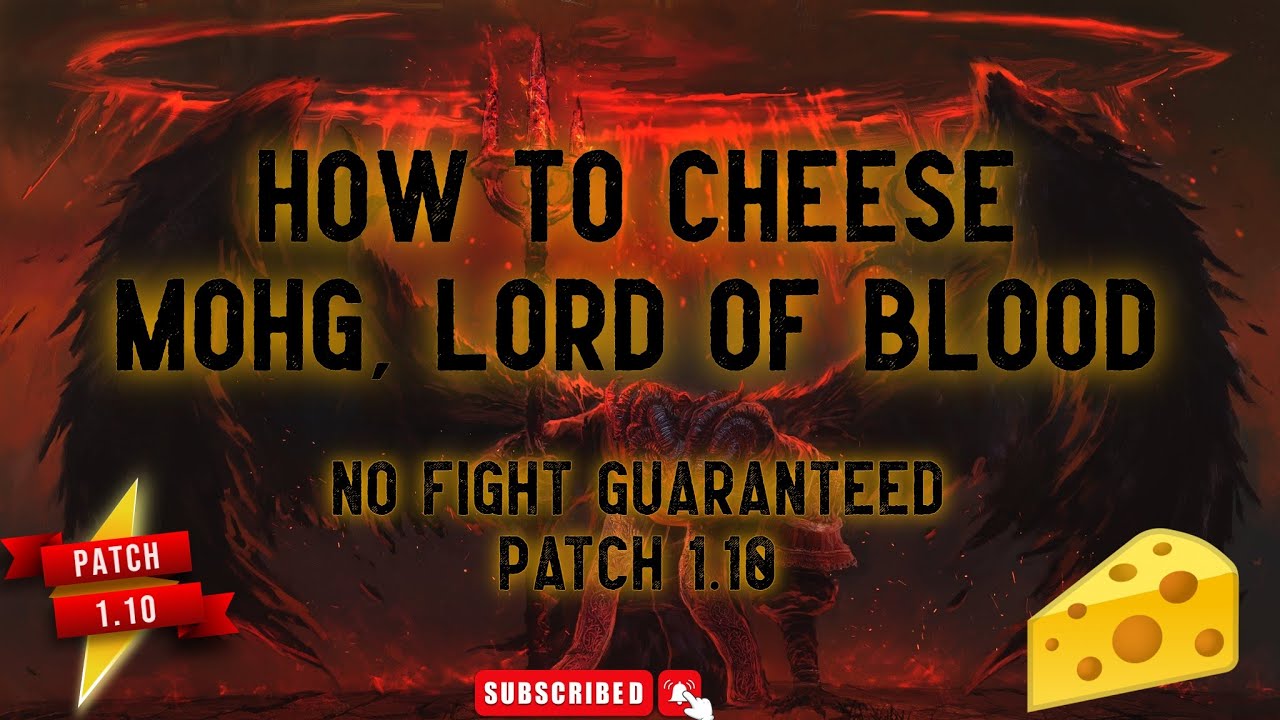 Elden Ring - How to cheese Mohg, Lord of Blood - Patch 1.10 (Tested) - No FIGHT guaranteed (Patched)