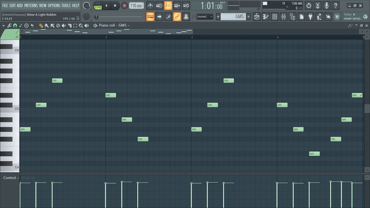 How To Make Dancehall Beat In Fl Studio 24 for BEGINNERS / Shine A Light Riddim  @1RenadoRecords