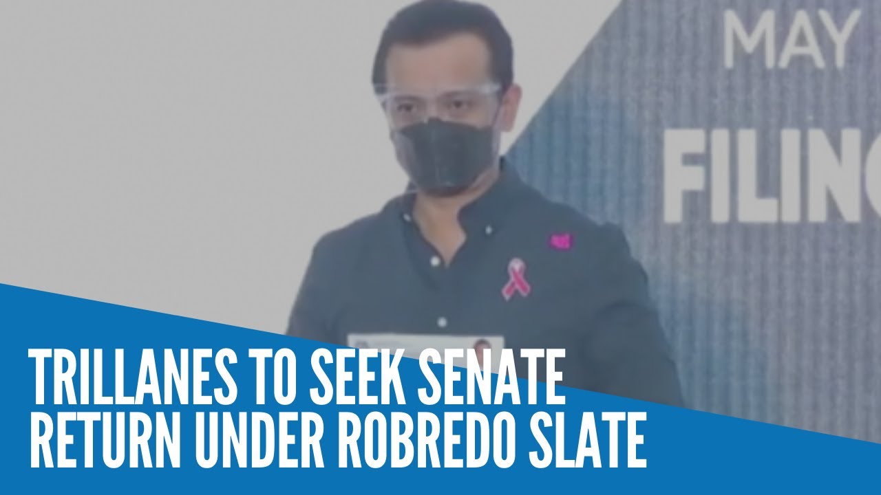 Trillanes to seek Senate return under Robredo slate