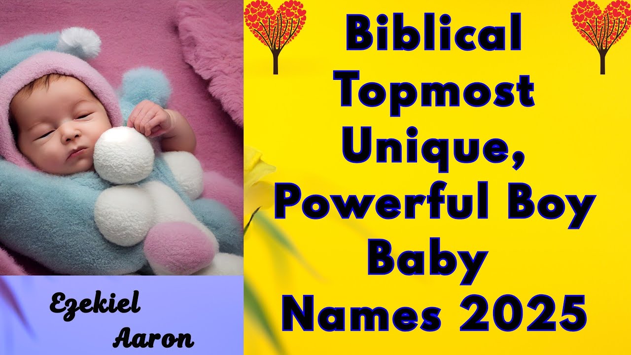 Best Christian Baby Boy Names 2025✝️Rare & Meaningful Biblical Names#name #namistry