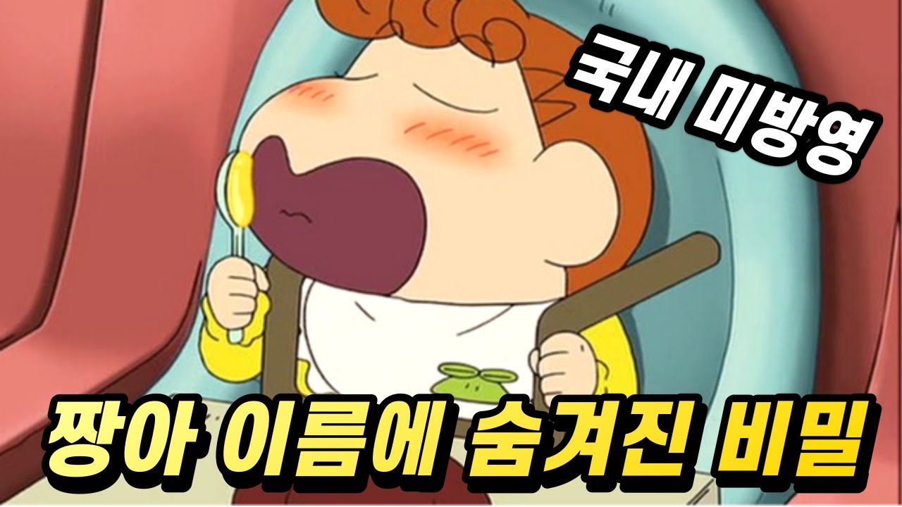 짱아 이름에 담긴 뒷이야기 국내 미방영 짱구리뷰