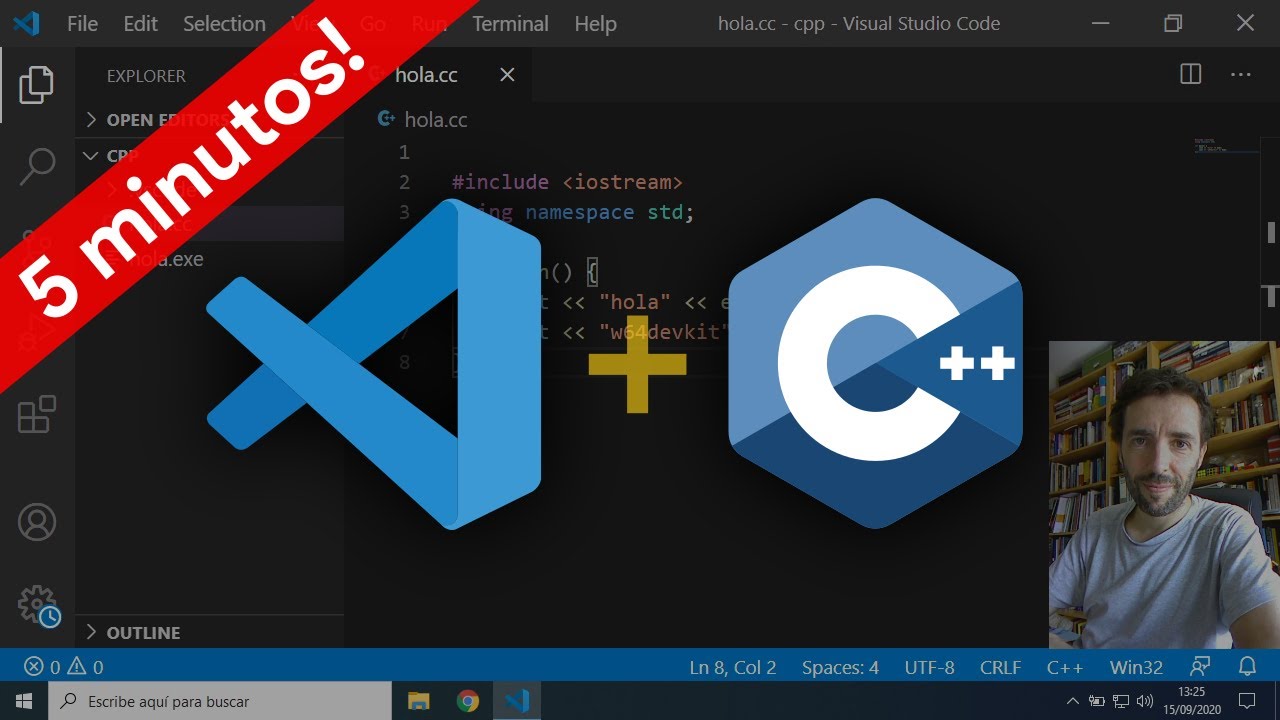 C++ en Windows con VSCode (5 minutos!)