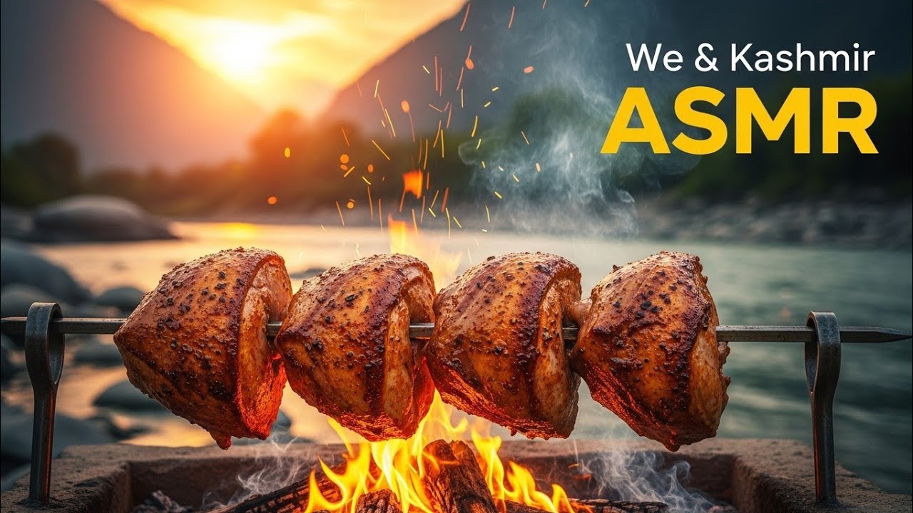 Wild Mutton Roast 🏞️🔥| We & Kashmir #asmr 
