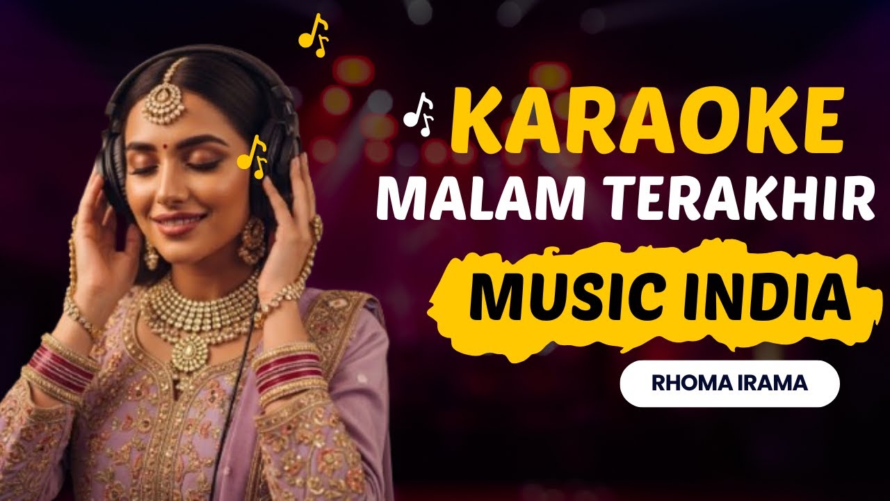 Malam Terakhir Rhoma Irama Karaoke Dangdut Versi India | Dangdut Sedih Penuh Perasaan