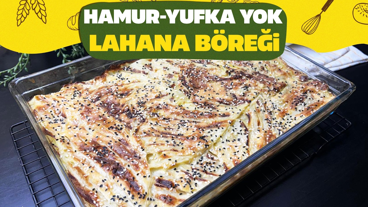 1 Dilim Yetmez, Lahanayı Sevmeyenler Bile Bayılacak! Nefis Lahana Böreği🔥🫓