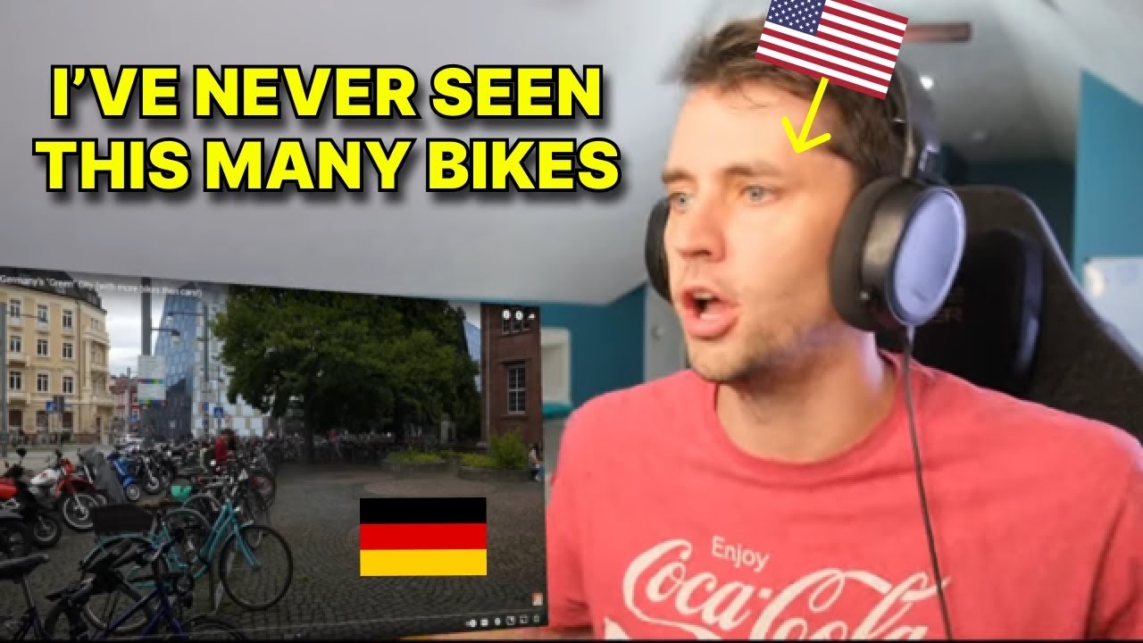 American reacts to Bike Culture in Germany (German city with more BIKES than CARS!)
