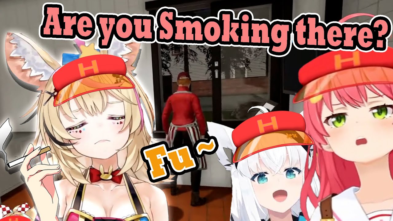 Miko's Holonalds workload was too much for Polka, so it made her start smoking at the drive-thru